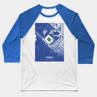 Parken Map Design Baseball T-Shirt